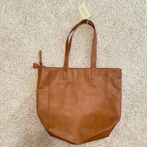 Universal Thread cognac tote purse